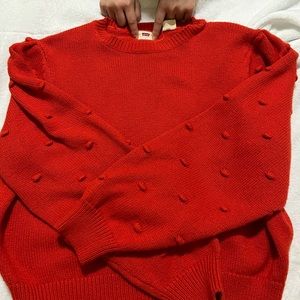 Levis Red Sweater